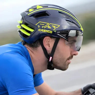 Casco Speedairo2 RS Blue-Neon Yellow Aero Cycling Helmet – Oyeathlete