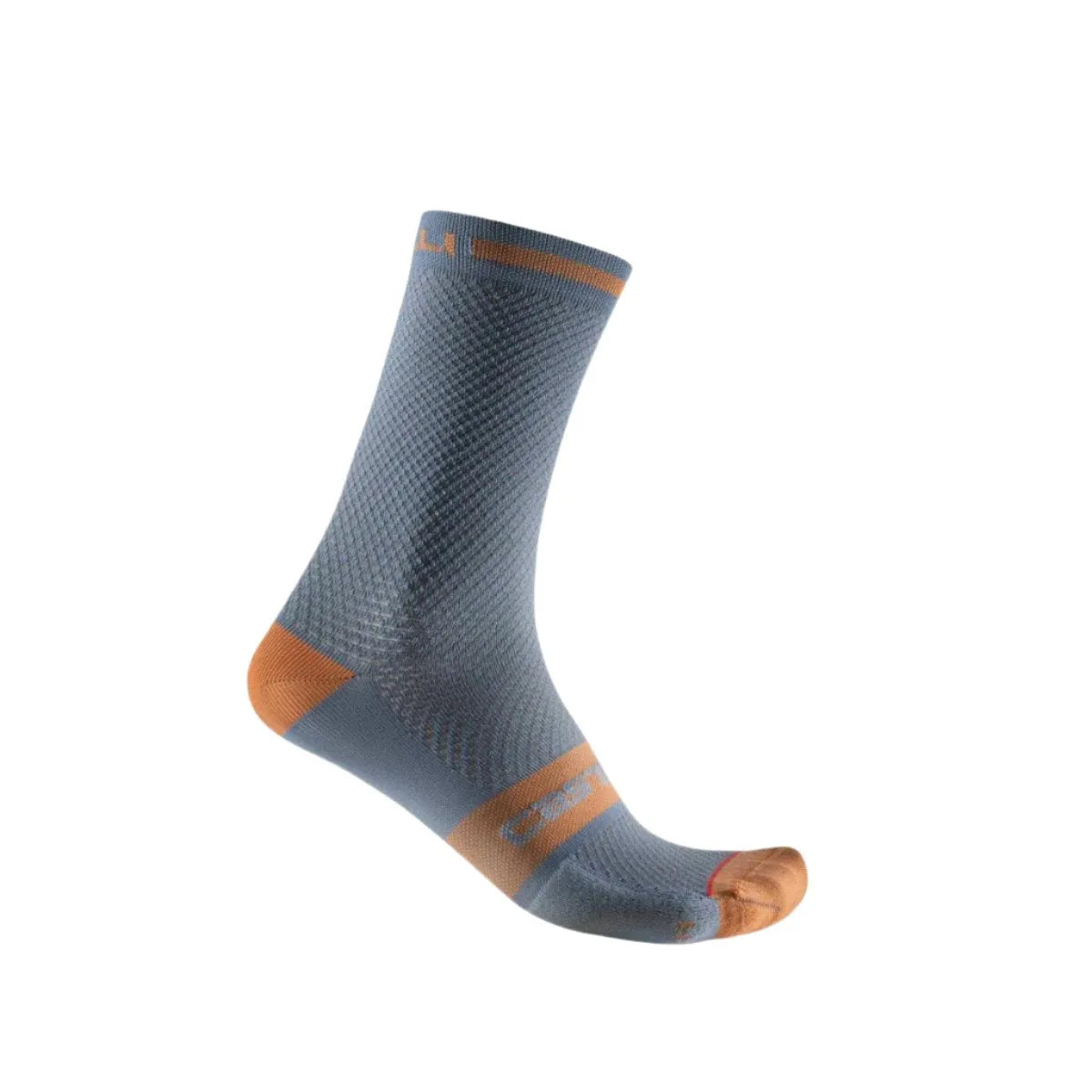 SUPERLEGGERA T18 SOCK-LIGHT STEEL BLUE/BRONZE