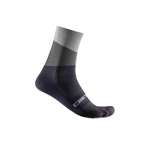 ORIZZONTE 15 SOCK-SILVER GRAY/DARK GRAY