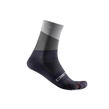 ORIZZONTE 15 SOCK-SILVER GRAY/DARK GRAY