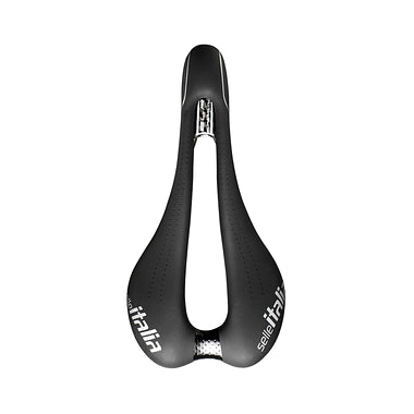 SELLE ITALIA SLR SUPERFLOW TI316 Size L WEIGHT:185gm (± 8%) DIMENSIONS: 131x275mm SLR-SF-S-TI316