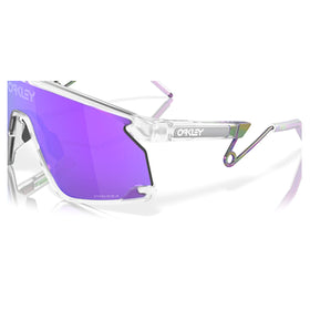 Oakley Sunglass BXTR Metal prizm violet Lenses with matte clear Frame