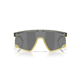 Oakley Sunglass BXTR Metal Alloy Collection prizm black Lenses With matte grey ink/vintage gold Frame