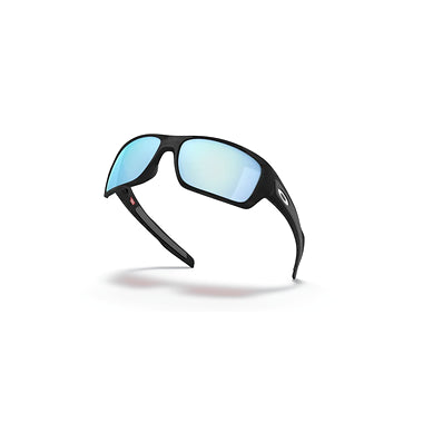 Oakley Sunglass Turbine prizm deep water polarized Lenses with matte black camo Frame