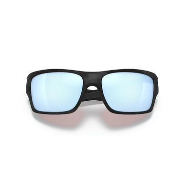 Oakley Sunglass Turbine prizm deep water polarized Lenses with matte black camo Frame