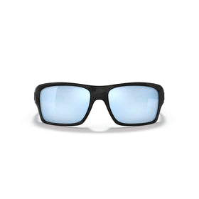 Oakley Sunglass Turbine prizm deep water polarized Lenses with matte black camo Frame