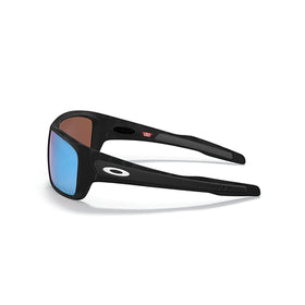 Oakley Sunglass Turbine prizm deep water polarized Lenses with matte black camo Frame