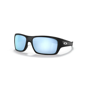 Oakley Sunglass Turbine prizm deep water polarized Lenses with matte black camo Frame