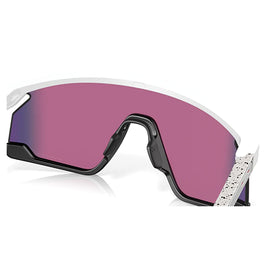 Oakley Sunglass BXTR prizm road Lenses with matte white Frame