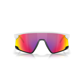 Oakley Sunglass BXTR prizm road Lenses with matte white Frame