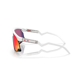 Oakley Sunglass BXTR prizm road Lenses with matte white Frame