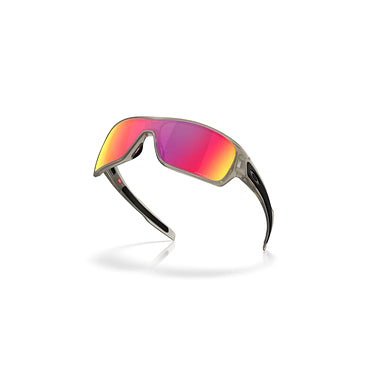 Oakley Sunglass Turbine Rotor prizm road Lenses with matte transparent grey ink Frame