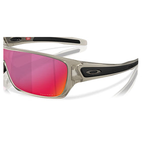 Oakley Sunglass Turbine Rotor prizm road Lenses with matte transparent grey ink Frame