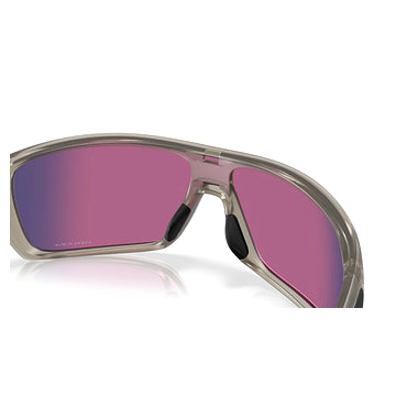 Oakley Sunglass Turbine Rotor prizm road Lenses with matte transparent grey ink Frame