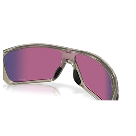 Oakley Sunglass Turbine Rotor prizm road Lenses with matte transparent grey ink Frame