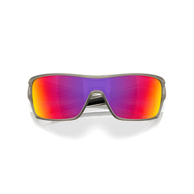 Oakley Sunglass Turbine Rotor prizm road Lenses with matte transparent grey ink Frame
