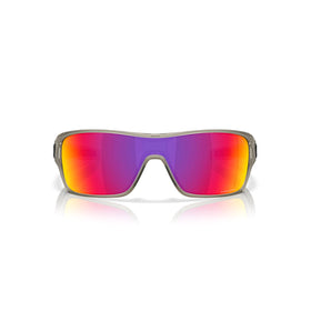 Oakley Sunglass Turbine Rotor prizm road Lenses with matte transparent grey ink Frame