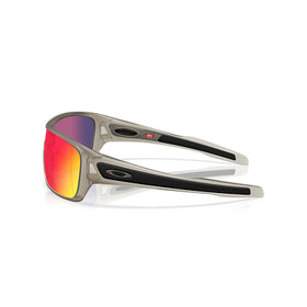 Oakley Sunglass Turbine Rotor prizm road Lenses with matte transparent grey ink Frame
