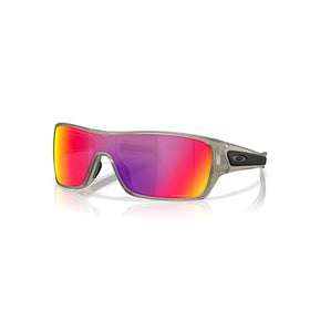 Oakley Sunglass Turbine Rotor prizm road Lenses with matte transparent grey ink Frame