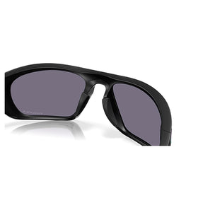 Oakley Sunglass Lateralis )prizm grey Lenses With matte black ink Frame