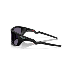 Oakley Sunglass Lateralis )prizm grey Lenses With matte black ink Frame
