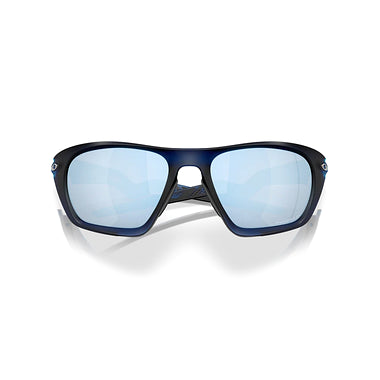 Oakley Sunglass Lateralis prizm deep water polarized Lenses with matte transparent blue Frame