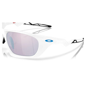 Oakley Sunglass Lateralis prizm snow sapphire Lenses, matte white Frame
