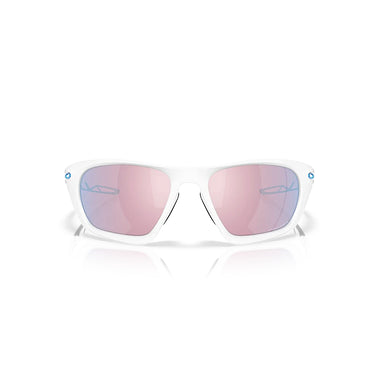 Oakley Sunglass Lateralis prizm snow sapphire Lenses, matte white Frame
