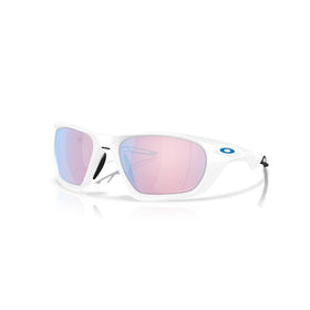Oakley Sunglass Lateralis prizm snow sapphire Lenses, matte white Frame
