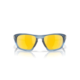 Oakley Sunglass Lateralis Polaris Collection prizm 24k polarized Lenses, matte transparent abyss Frame