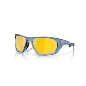 Oakley Sunglass Lateralis Polaris Collection prizm 24k polarized Lenses, matte transparent abyss Frame