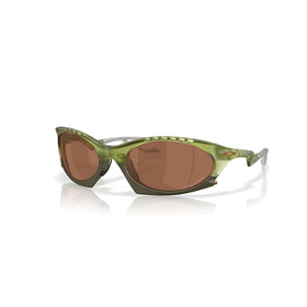 Oakley Sunglass Plantaris prizm tungsten Lenses with matte transparent fern Frame