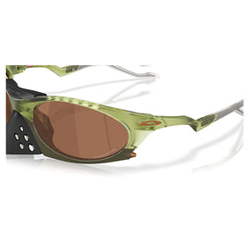 Oakley Sunglass Plantaris prizm tungsten Lenses with matte transparent fern Frame