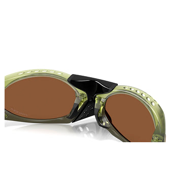 Oakley Sunglass Plantaris prizm tungsten Lenses with matte transparent fern Frame