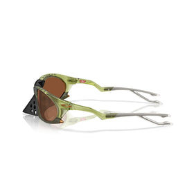 Oakley Sunglass Plantaris prizm tungsten Lenses with matte transparent fern Frame