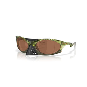Oakley Sunglass Plantaris prizm tungsten Lenses with matte transparent fern Frame