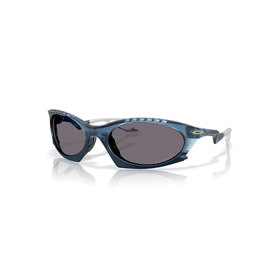 Oakley Sunglass Plantaris Polaris Collection prizm grey polarized Lenses, matte transparent abyss Frame