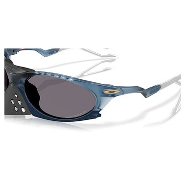 Oakley Sunglass Plantaris Polaris Collection prizm grey polarized Lenses, matte transparent abyss Frame