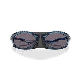 Oakley Sunglass Plantaris Polaris Collection prizm grey polarized Lenses, matte transparent abyss Frame