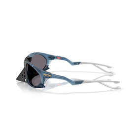 Oakley Sunglass Plantaris Polaris Collection prizm grey polarized Lenses, matte transparent abyss Frame