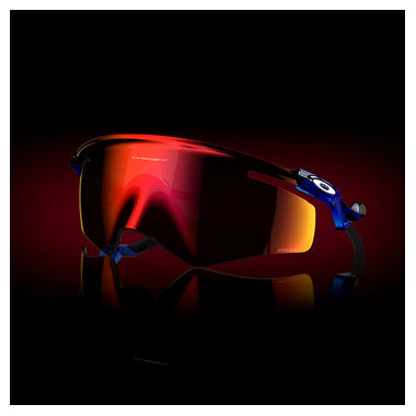 Oakley QNTM Kato with prizm ruby Lenses and crystal blue Frame