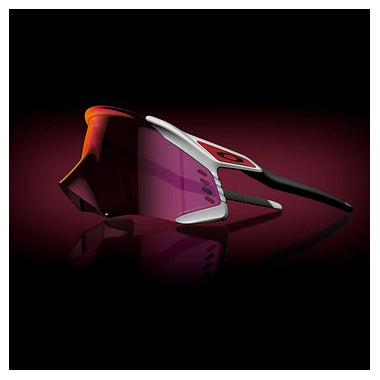 Oakley sunglass Velo Kato™ prizm road Lenses with matte white Frame