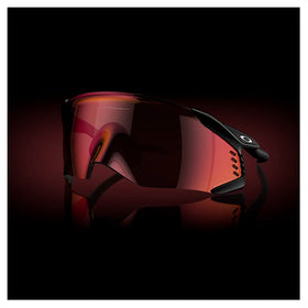 Oakley Sunglass Velo Kato prizm trail torch Lenses with matte black Frame