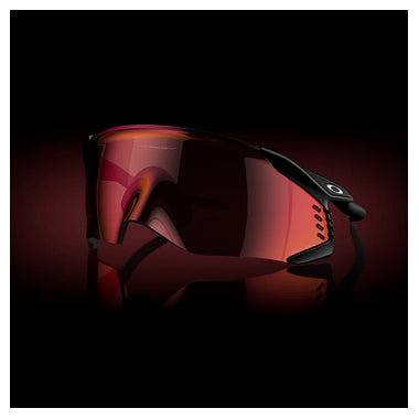 Oakley Sunglass Velo Kato prizm trail torch Lenses with matte black Frame