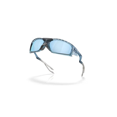 Oakley Plantaris SQ prizm deep water polarized Lenses, matte trans stonewash Frame