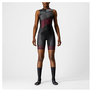 FREE SANREMO W SUIT SLEEVELESS-MULTICOLOR/BLACK