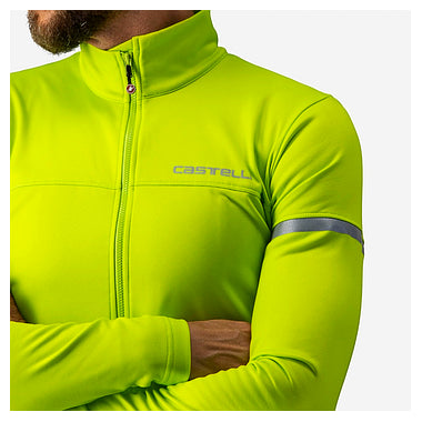 FONDO 2 JERSEY (WINTER)-ELECTRIC LIME/SILVER REFLEX