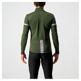FONDO 2 JERSEY (WINTER)-MILITARY GREEN/SILVER REFLEX
