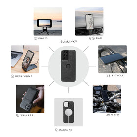 Peak Design Mobile // Everyday Fabric Case //Samsung S23 Ultra // Charcoal