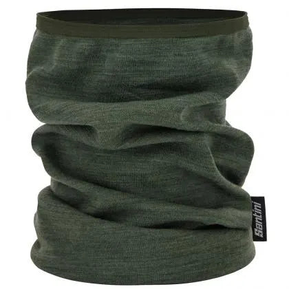 Santini Wool Neck Warmer-Military Green